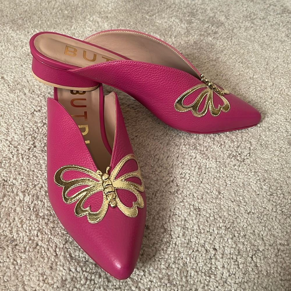 Butrich Martina Mule Flats - Pink